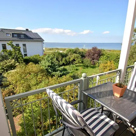 Apartment Strandvilla Boeck 13 Strandnah, Balkon, Meerblick Glowe